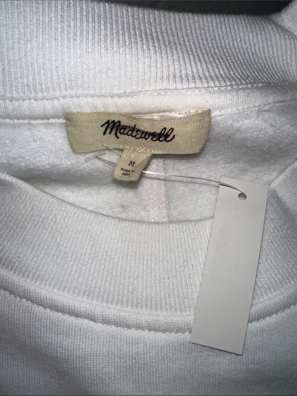 Madewell Crewneck Varsity Sweatshirt Sz. M - Picture 2 of 6